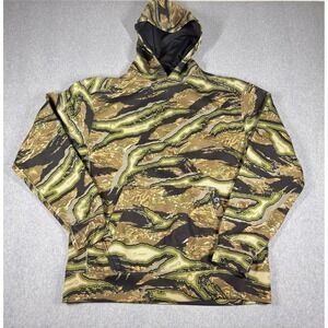 Origin Sweatshirt Men's L Green Camo Hoodie Raptor 100 Kilo USA Made